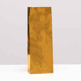 Пакет бумажный, фасовочный, трехслойный "Золотой слиток", 8 х 5 х22.5 см