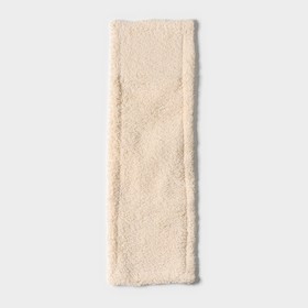 Насадка для плоской швабры Доляна «Пастель», 42×12 см, микрофибра, 60 гр, цвет бежевый Ош
