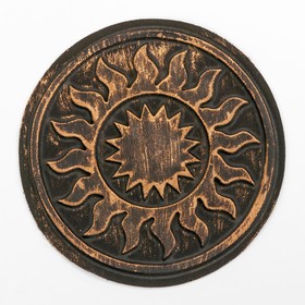 Нашивка с термопечатью «Символ в солнце», богатырь, 16 см Ош