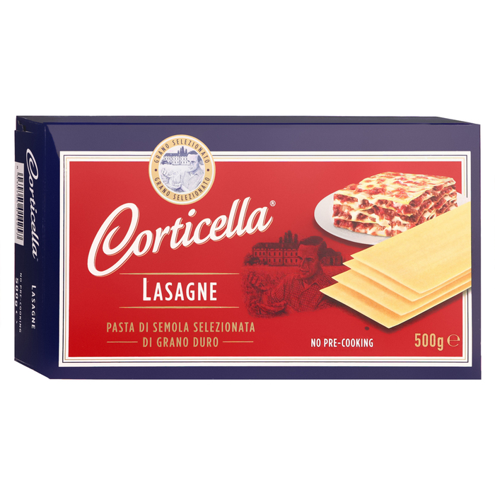 Corticella 500 гр. Lasagne Лазания листы (12) паста corticella rigatoni 45 рифленые трубочки 500 г
