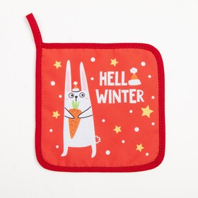 

Прихватка "Hello winter" 17х17 см, 35% х/л, 65% п/э, ватин 250 г/м2
