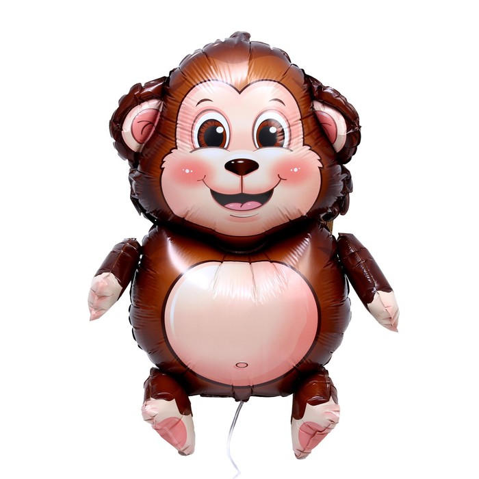 Шар фольгированный 30 «Обезьянка» шар фольгированный 18 обезьянка аниме
