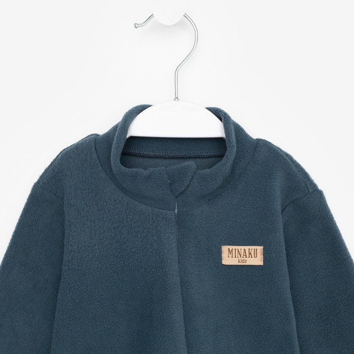 фото Комбинезон детский minaku цвет темно-серый, размер 68-74