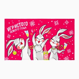 

Полотенце Доляна Hares party 35х60 см, 100% хлопок, 160 г/м2