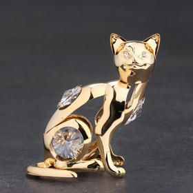 

Сувенир "Кот", с кристаллами