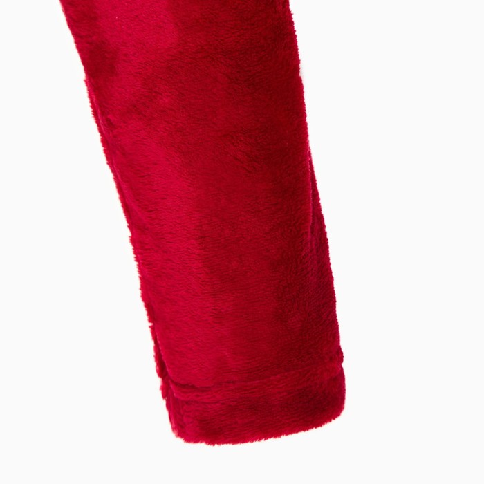 Халат LoveLife "Cozy" цв.бордовый, р-р S, микрофибра, 100% п/э, 250 г/м2