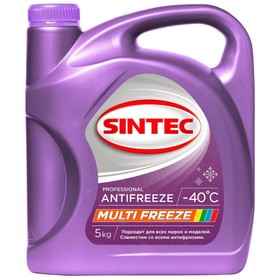 

Антифриз Sintec Multi Freeze, 5,5 кг АКЦИЯ +10%