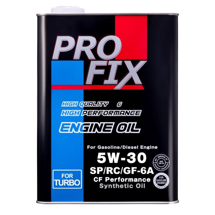 фото Масло моторное profix engine oil 5w30 sp/gf-6, синтетическое, 4 л