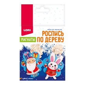 

Роспись по дереву Магниты «Зимние забавы»
