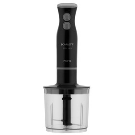 

Блендер Scarlett SC-HB42F62, погружной, 750 Вт, 0.7/0.5 л, 2 скорости, "турбо" режим, чёрный 90720