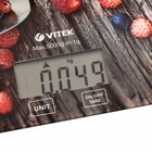 Весы кухонные Vitek VT-8000 MC, электронные, до 5 кг, рисунок "Ягоды" - Фото 3