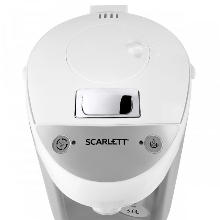 

Термопот Scarlett SC-ET10D14, 750 Вт, 3 л, серебристо-белый