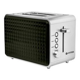 

Тостер Vitek VT-1589 SR, 750 Вт, 6 режима, 2 тоста, серебристо-чёрный