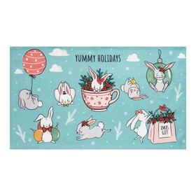 

Полотенце Этель Yummy holidays 40х73 см, 100% хл, саржа 190 гр/м2