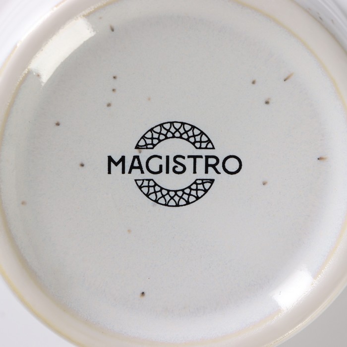Соусник Magistro Urban, 70 мл, 6,7×3,5см, цвет белый с чёрным