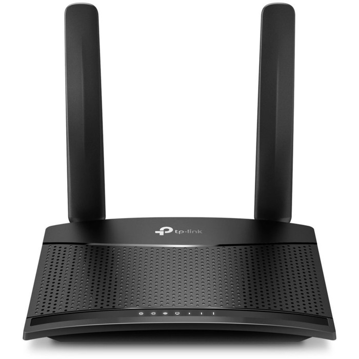 Wi-Fi роутер TP-Link TL-MR100 N300, 300 Мбит/с, 1 порт 100 Мбит/с, чёрный wi fi роутер tp link n300 4g lte tl mr100