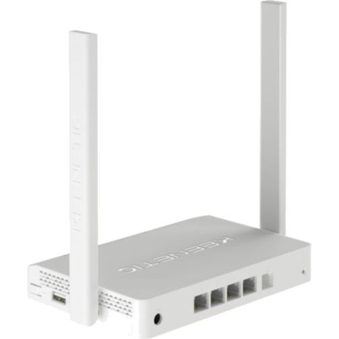 Wi-Fi роутер Keenetic DSL (KN-2010), 300 Мбит/с, 3 порта 100 Мбит/с, белый