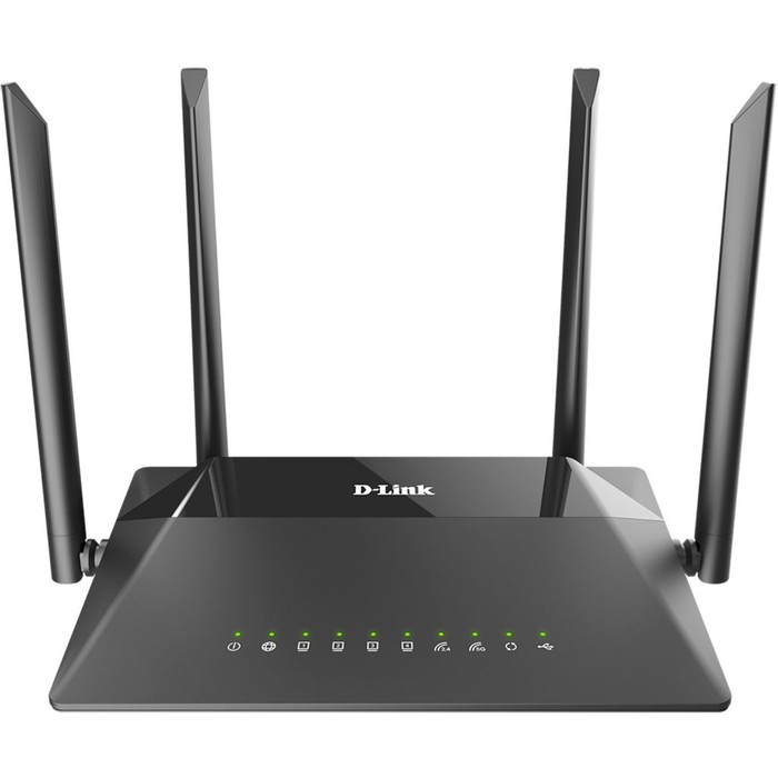 Wi-Fi роутер D-Link DIR-853, 1167 Мбит/с, 4 порта 1000 Мбит/с, чёрный wi fi роутер mercusys mr70x 1775 мбит с 3 порта 1000 мбит с чёрный