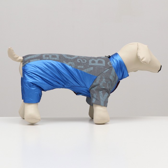 фото Комбинезон "ультра", размер 14 (дс 32 см, ог 42 см, ош 31 см), синий