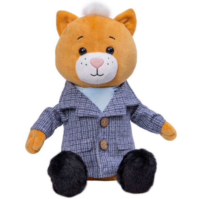 фото Мягкая игрушка «кот мартик в пальто», 25 см kult of toys