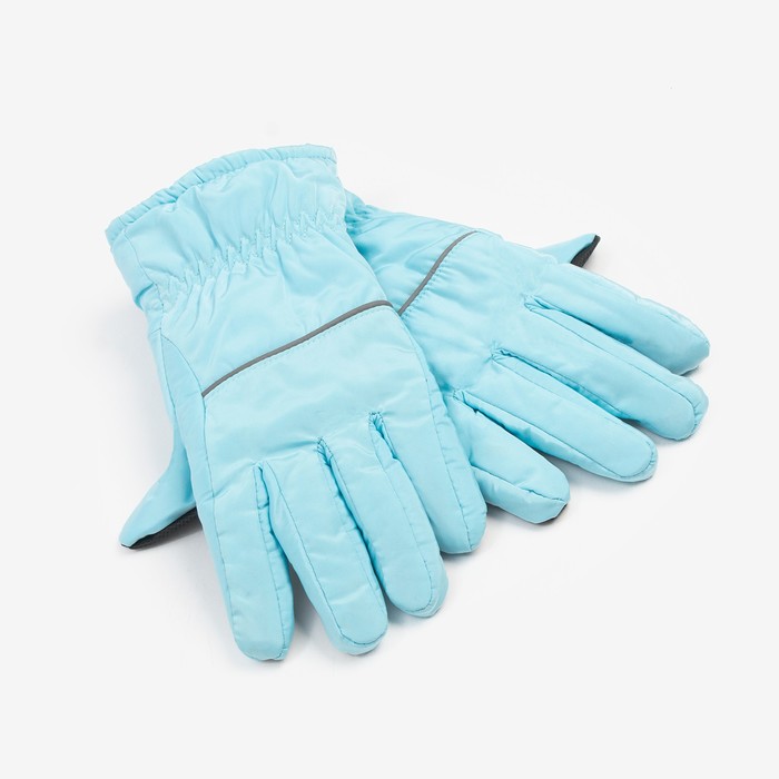 Перчатки женские MINAKU, цв. голубой, р-р 24 см minaku перчатки женские minaku эстетика р р 23 см цв чёрный