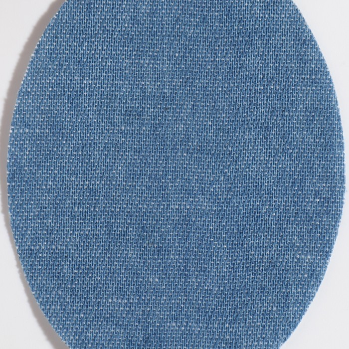 Набор заплаток для одежды «Синий спектр», овальные, термоклеевые, 7 × 5 см, 5 шт