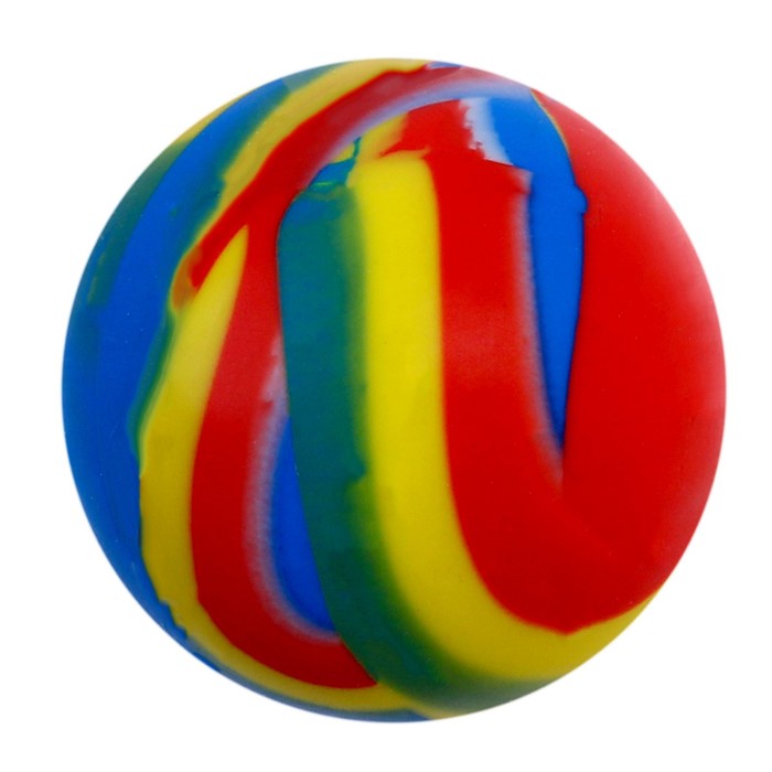 Мяч каучук 2,4 см, цвета МИКС