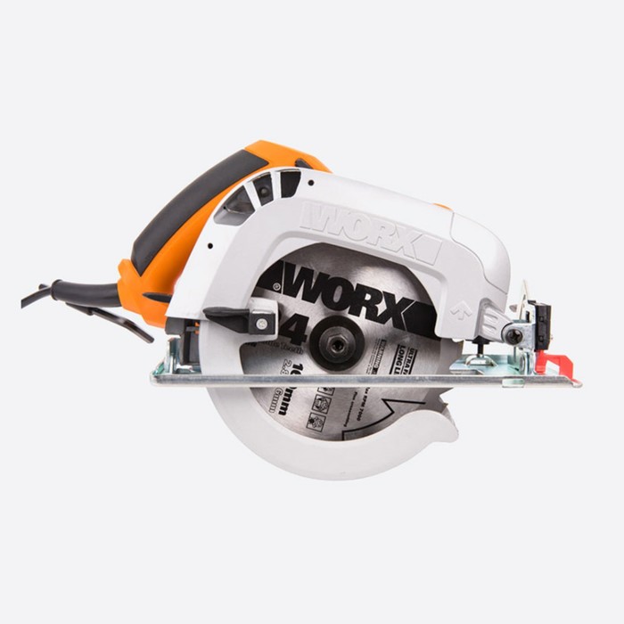 Дисковая пила WORX WX425, 220 В, 1200 Вт, 5000 об/мин, d=160 мм, пропил 90°/45°=55/38 мм