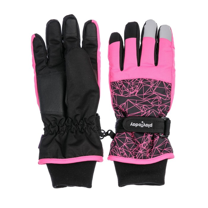 фото Зимние перчатки для девочки, размер 18 playtoday