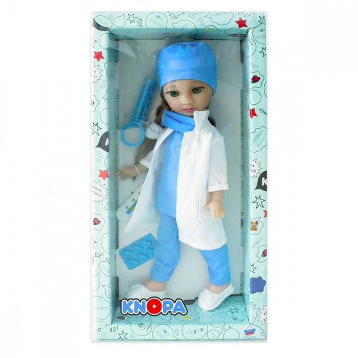 фото Кукла «доктор мишель» с аксессуарами, 36 см knopa