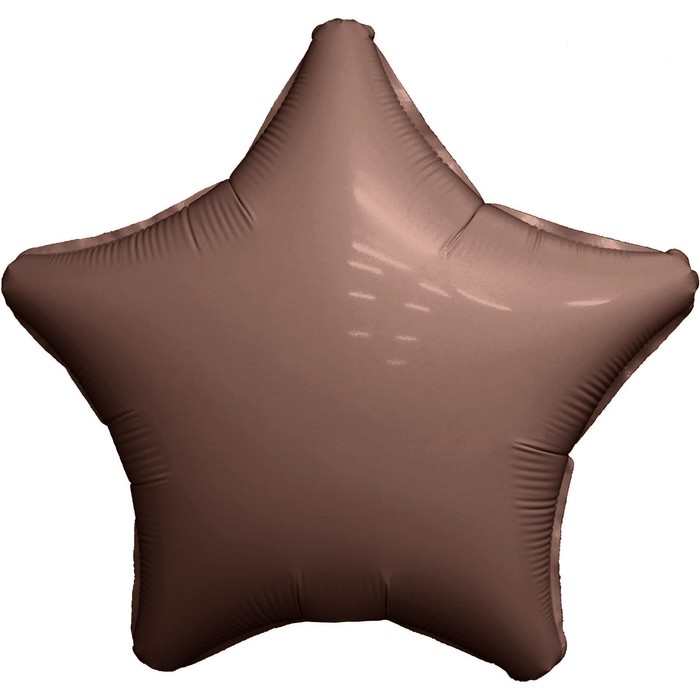 Шар фольгированный 19" «Звезда», мистик какао