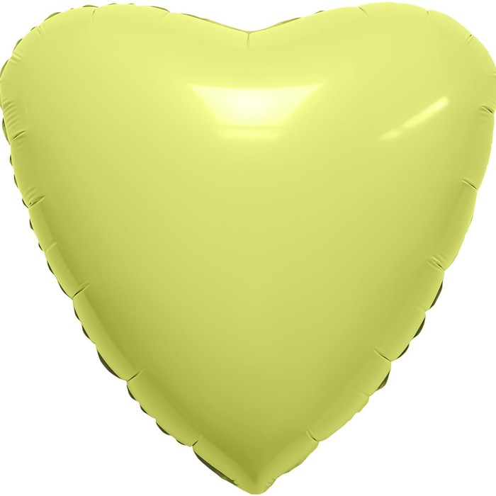Шар фольгированный 19 «Сердце», цвет мистик лимон шар фольгированный 19 сердце цвет мистик фисташка