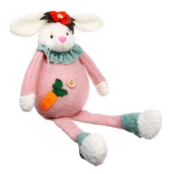 Мягкая игрушка «Зайка с морковкой», световая цена и фото