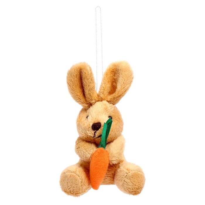 Мягкая игрушка «Кролик», на подвеске, цвета МИКС подвески без бренда мягкая игрушка кролик на подвеске