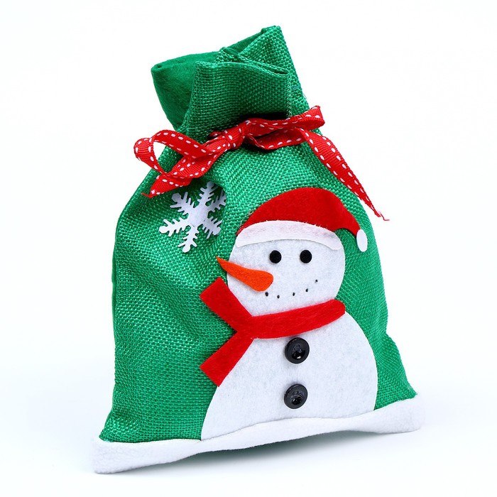 Мешок для подарков «Новый год», 21 × 16 см, виды МИКС мешок для подарков новогодний виды микс