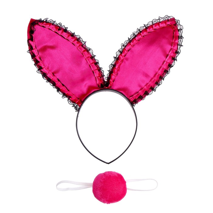 Карнавальный набор «Зайка», 2 предмета: ободок, хвост карнавалия чудес карнавальный набор зайка розовая