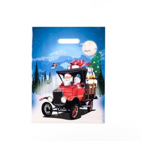 

Пакет "Спешим поздравить", глянец полиэтиленовый с вырубной ручкой, 31х40 см, 60 мкм