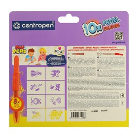 

Фломастеры - блопены 10 цветов Centropen 1500/10 AirPens Pastel Colours