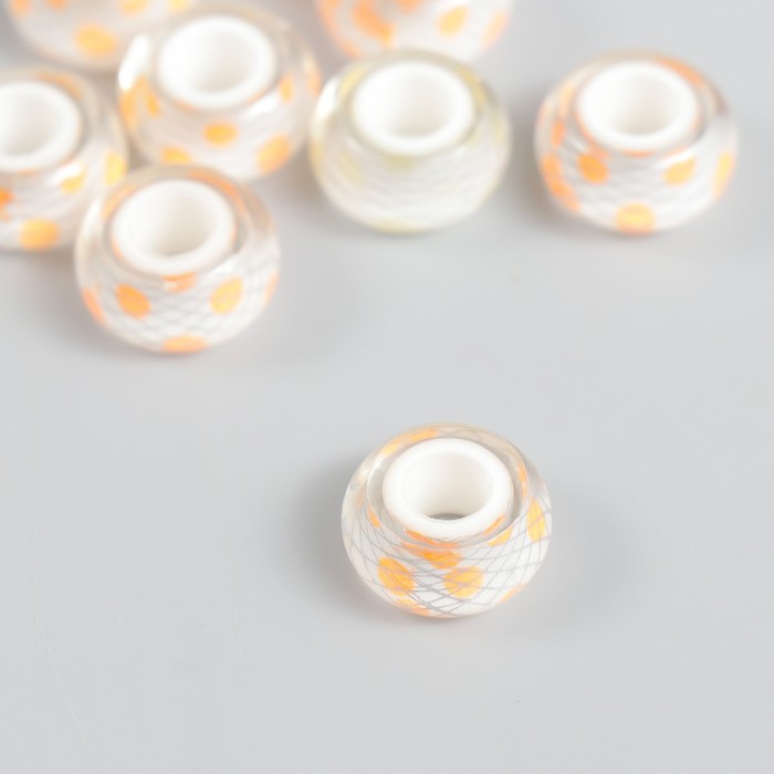 Бусина для творчества пластик Лилла - кружки 1,3х1,3х0,8 см скумпия кожевенная лилла