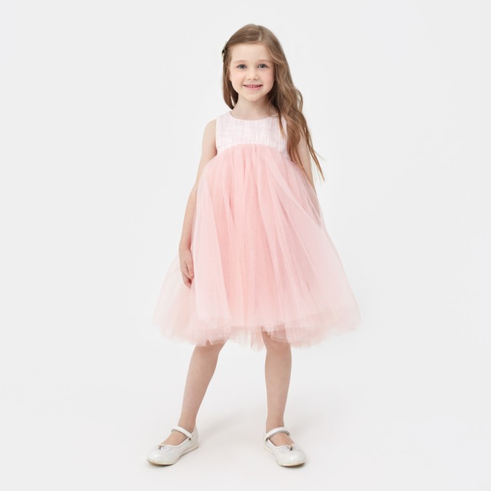 

Платье для девочки MINAKU: PartyDress цвет розовый, рост 98