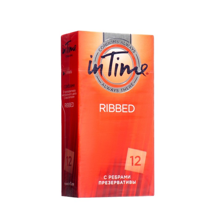 Презервативы IN TIME Ribbed, ребристые, 12 шт.