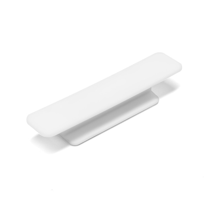 Ручка мебельная самоклеющаяся CAPPIO, L=108 мм, пластик, цвет белый
