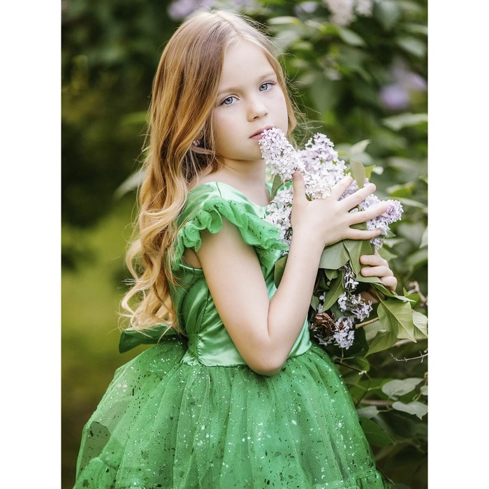 

Платье «Жасмин», рост 134 см, цвет зеленый