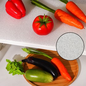 Коврик в холодильник Доляна «ЧистоДел», 30×50 см, цвет белый