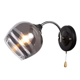 

Бра MD.0889-1-W BK+CH, 1x60Вт E27, цвет чёрный