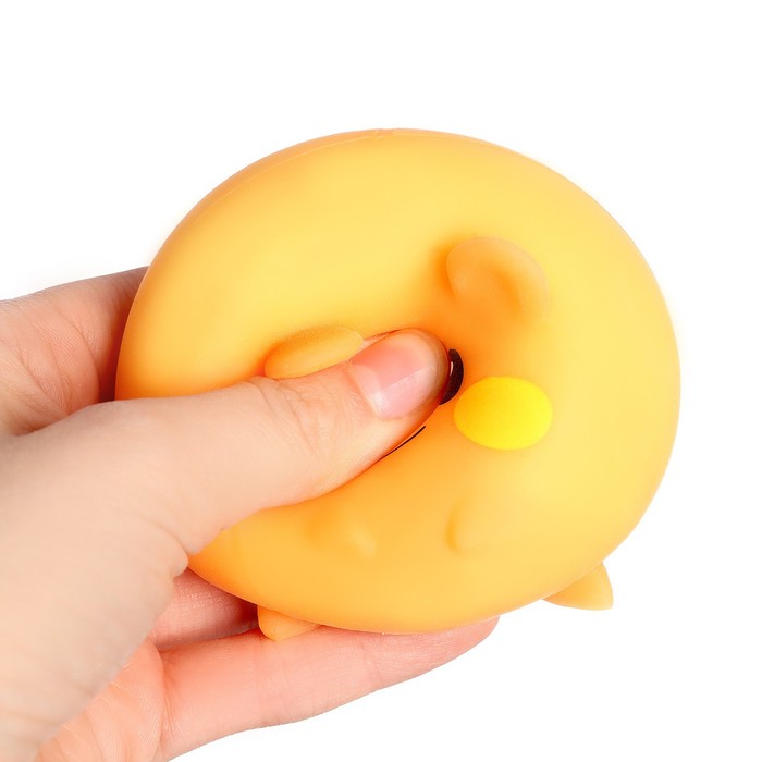 

Мялка «Зверёк» с пастой, цвета МИКС