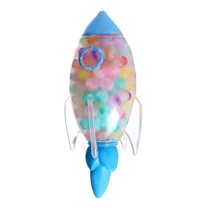 Мялка «Ракета» с гидрогелем, цвета МИКС
