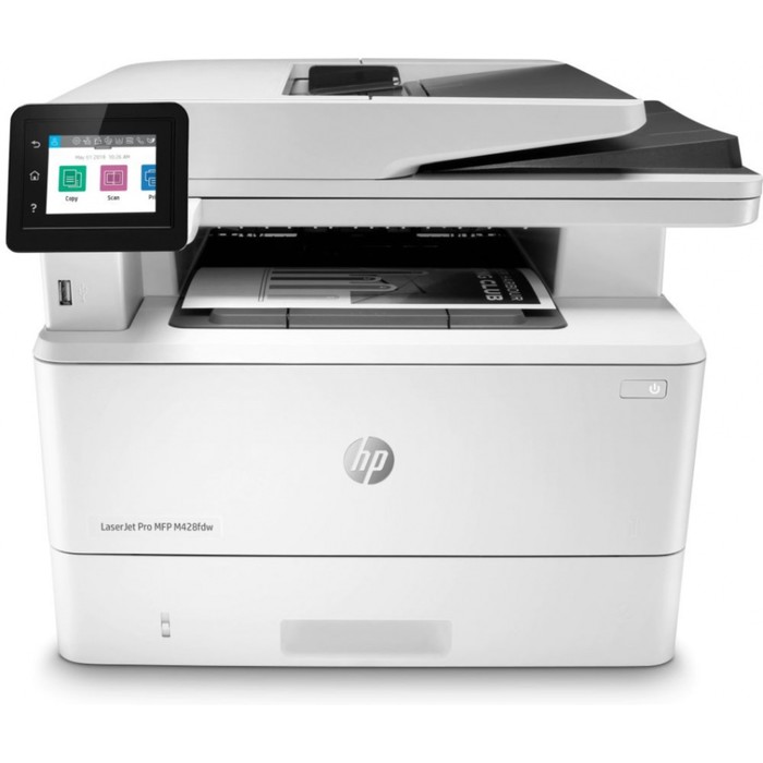 МФУ лазерный чёрно-белый HP LaserJet Pro M428fdw W1A30A A4 Duplex Net WiFi 6734400₽