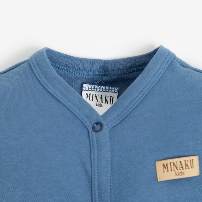 фото Комбинезон детский minaku, цвет синий, рост 74-80 см