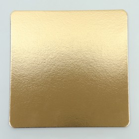 Подложка усиленная, 30 х 30 см, золото 2,5 мм